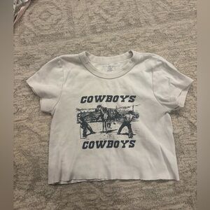 Brandy Melville Cropped Cowboy Baby Tee